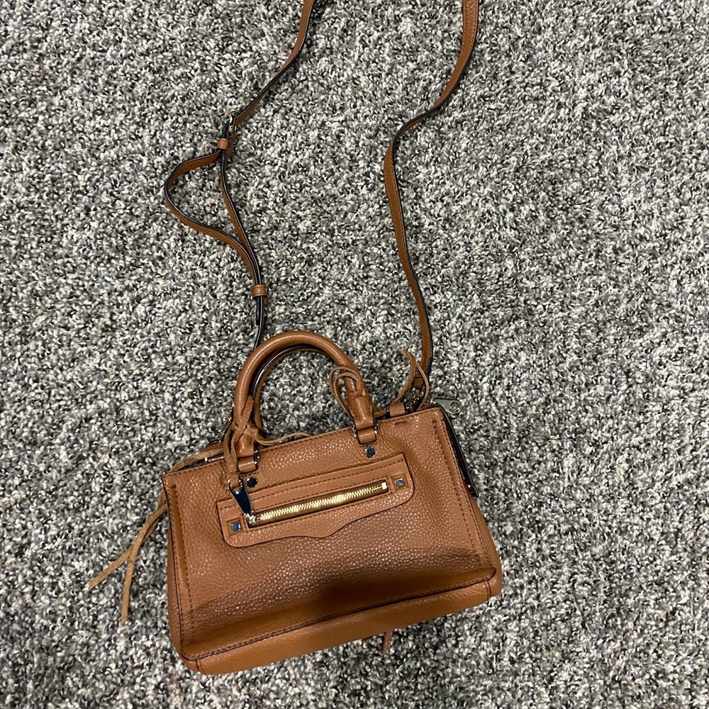 Rebecca Minkoff Micro Regan Crossbody Tan